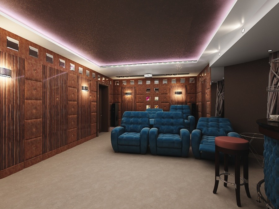 Кинозал в частных апартаментах