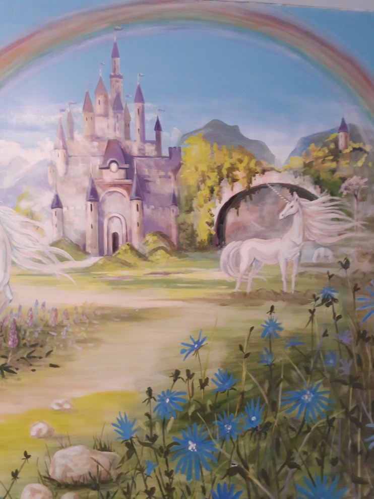 Художественная роспись детской комнаты