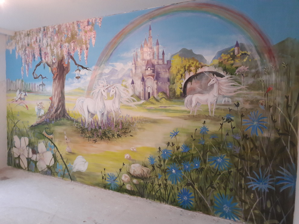 Художественная роспись детской комнаты