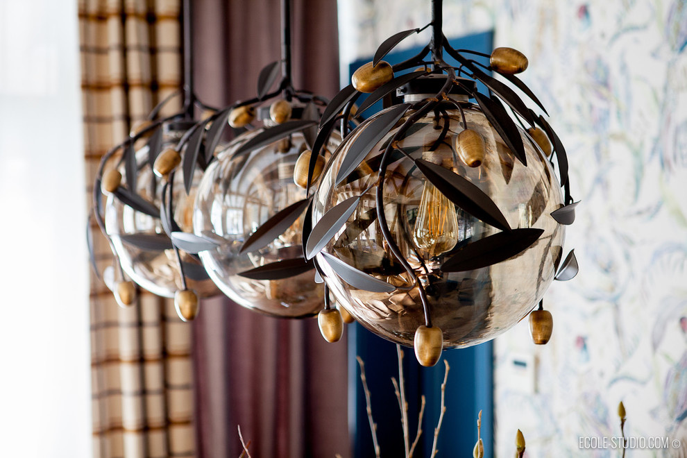 Дачный дом на Новой Риге с летней и зимней гостиной