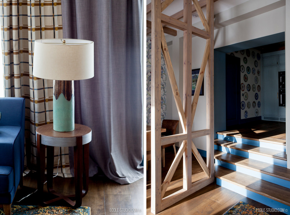 Дачный дом на Новой Риге с летней и зимней гостиной