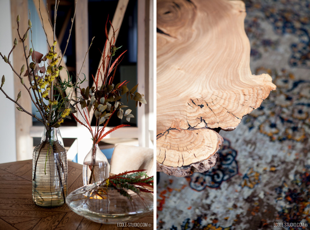 Дачный дом на Новой Риге с летней и зимней гостиной