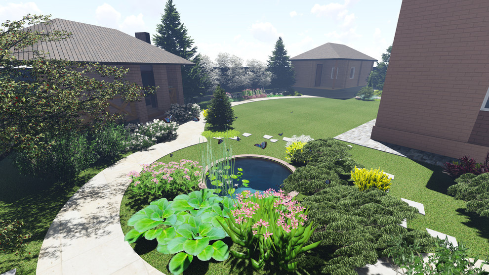 Проект частной территории в поселке Становлянка, Россия