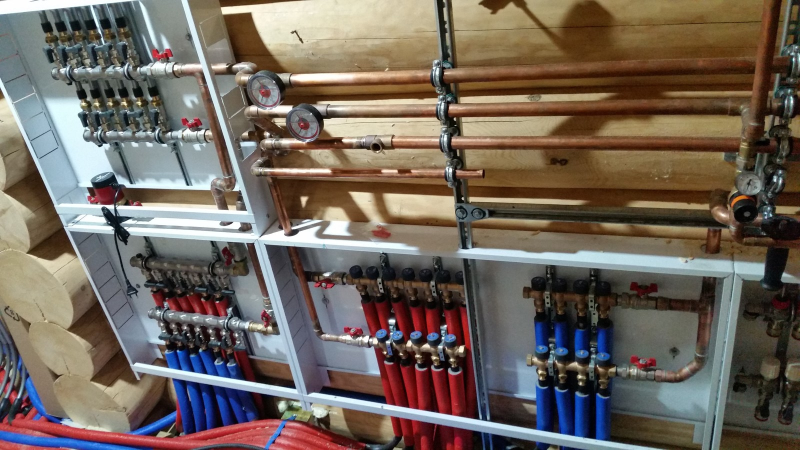 Отопление и водоснабжение в доме из бруса