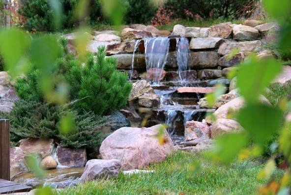 Ландшафтный дизайн участка под уклоном