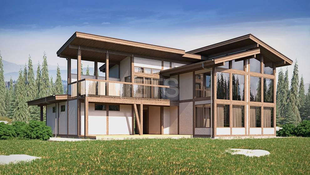 Фахверковый дом на Сахалине