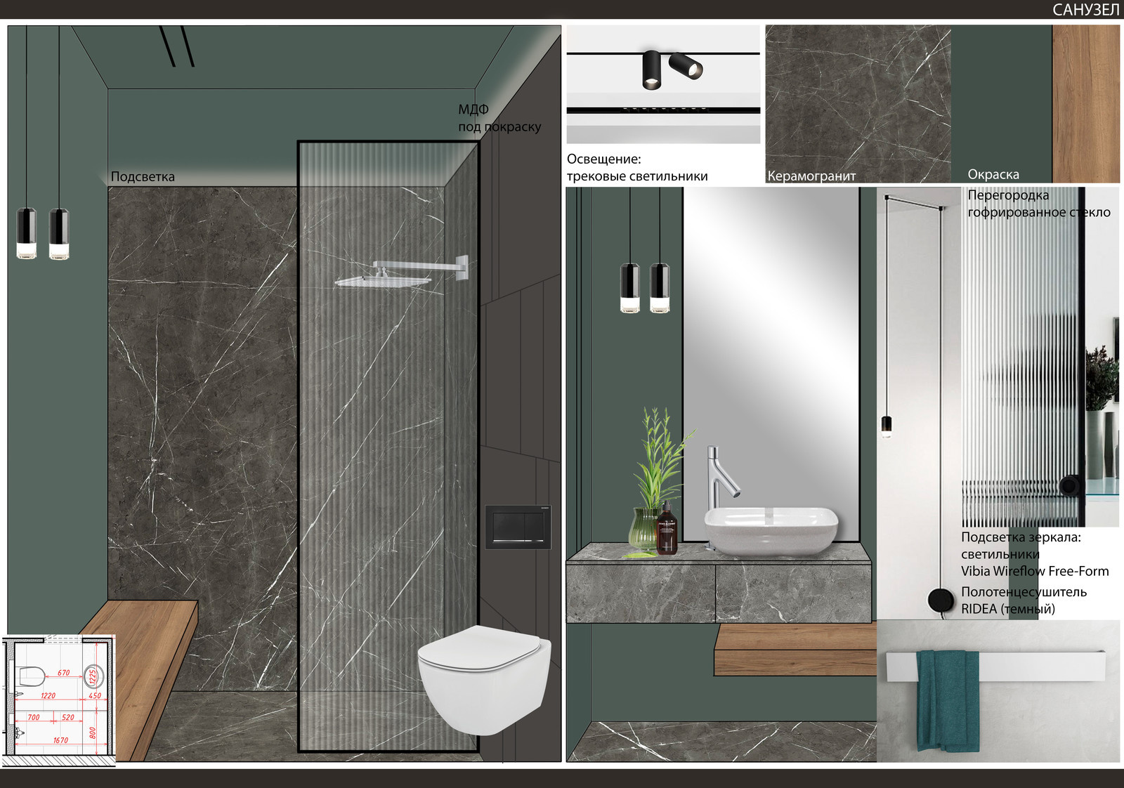 ЖК Родной город. Вороцовский парк. Концепция интерьера