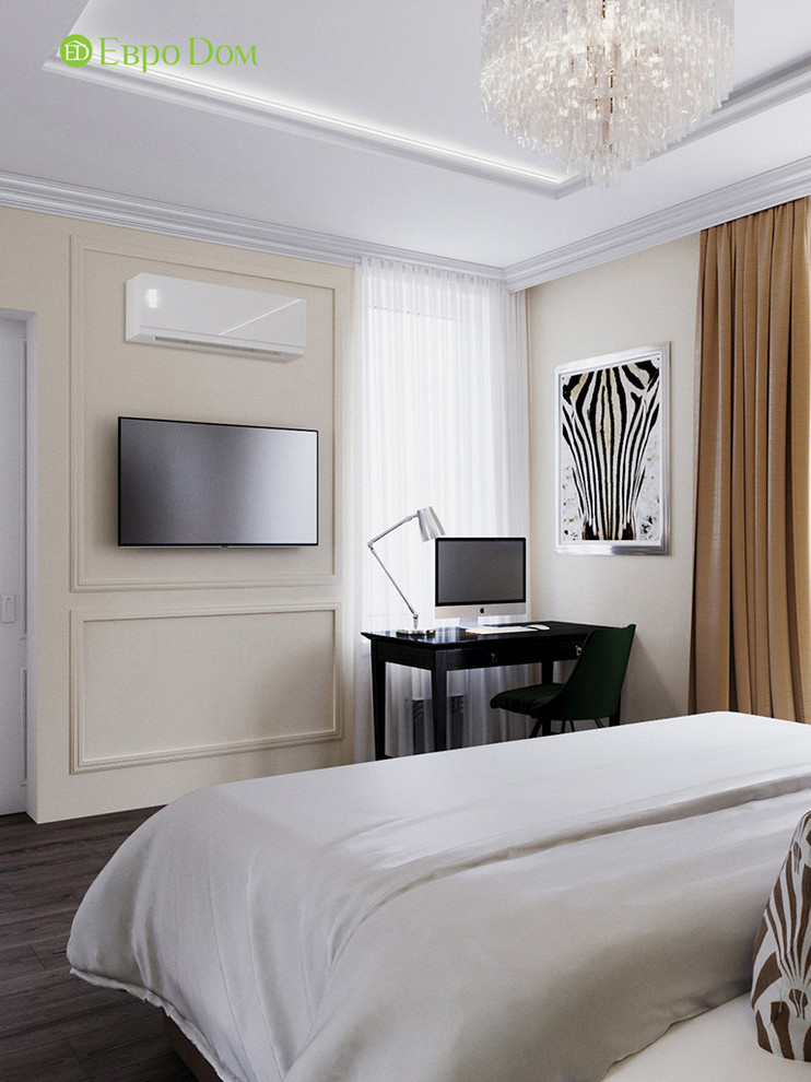 Дизайн двухкомнатной квартиры 68 кв. м в стиле ар-деко