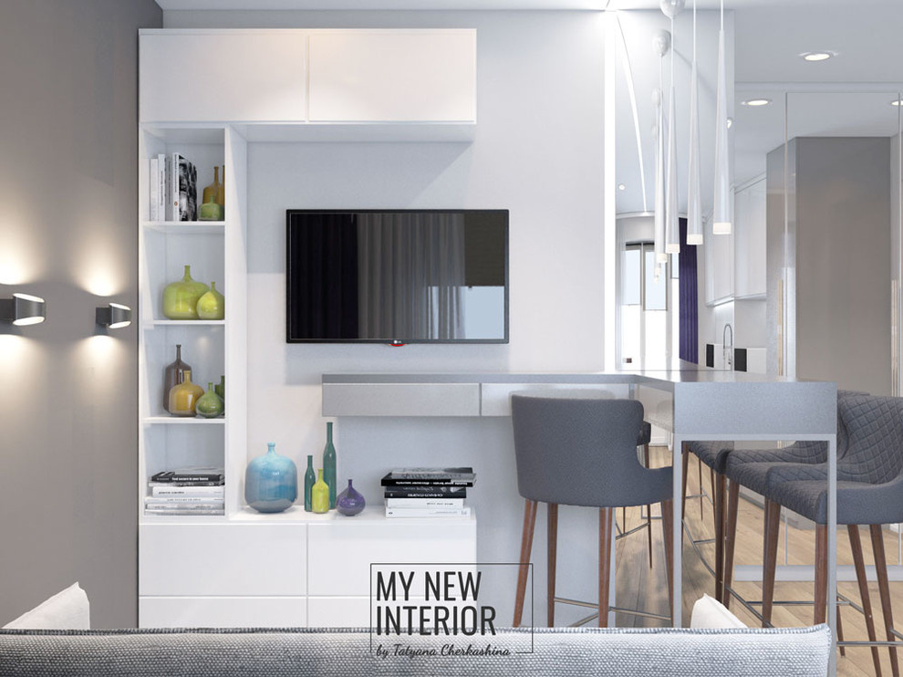 Дизайн квартиры студии 21 кв.м.