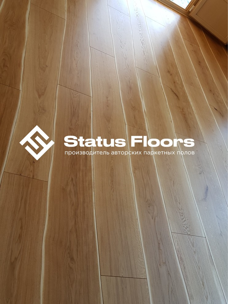 Криволинейная инженерная доска из дуба