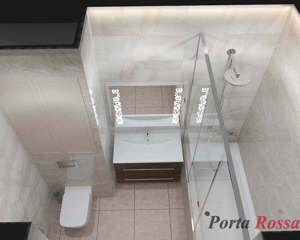 Apartment design in Neoclassical style (98 sq.m)