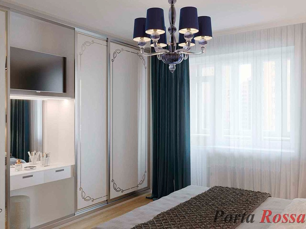 Apartment design in Neoclassical style (98 sq.m)