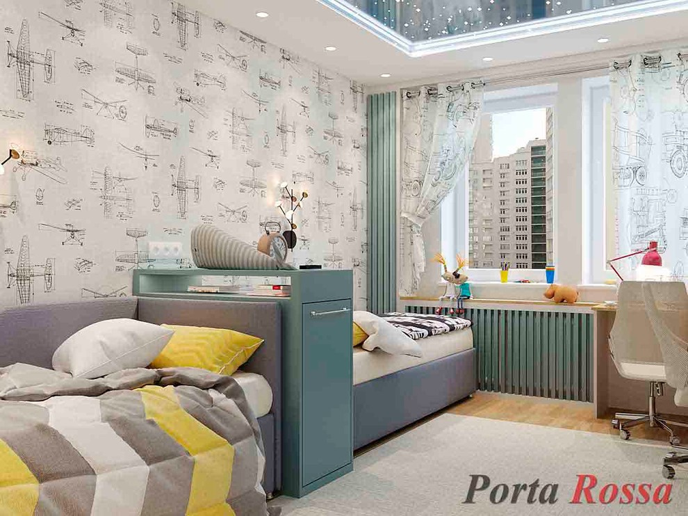 Apartment design in Neoclassical style (98 sq.m)