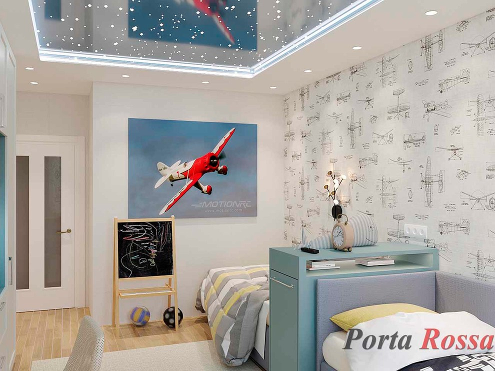 Apartment design in Neoclassical style (98 sq.m)