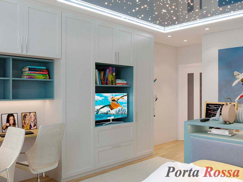 Apartment design in Neoclassical style (98 sq.m)
