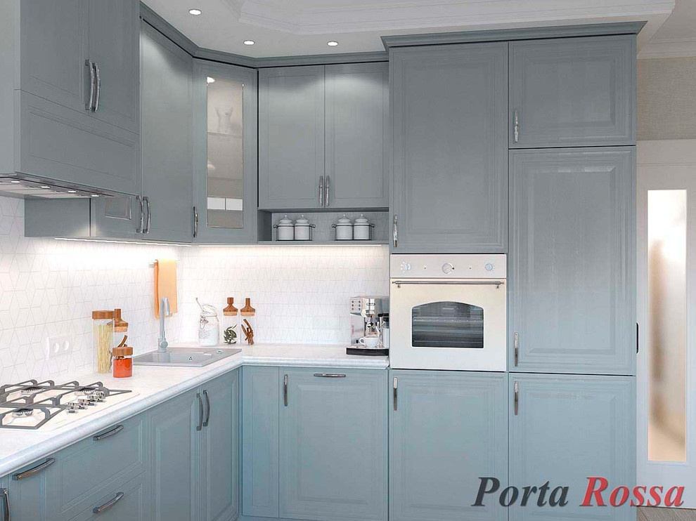 Apartment design in Neoclassical style (98 sq.m)