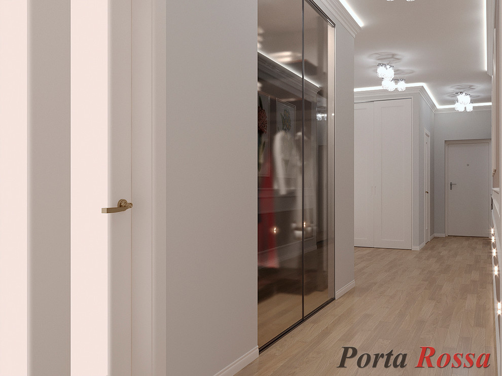 Apartment design in Neoclassical style (98 sq.m)