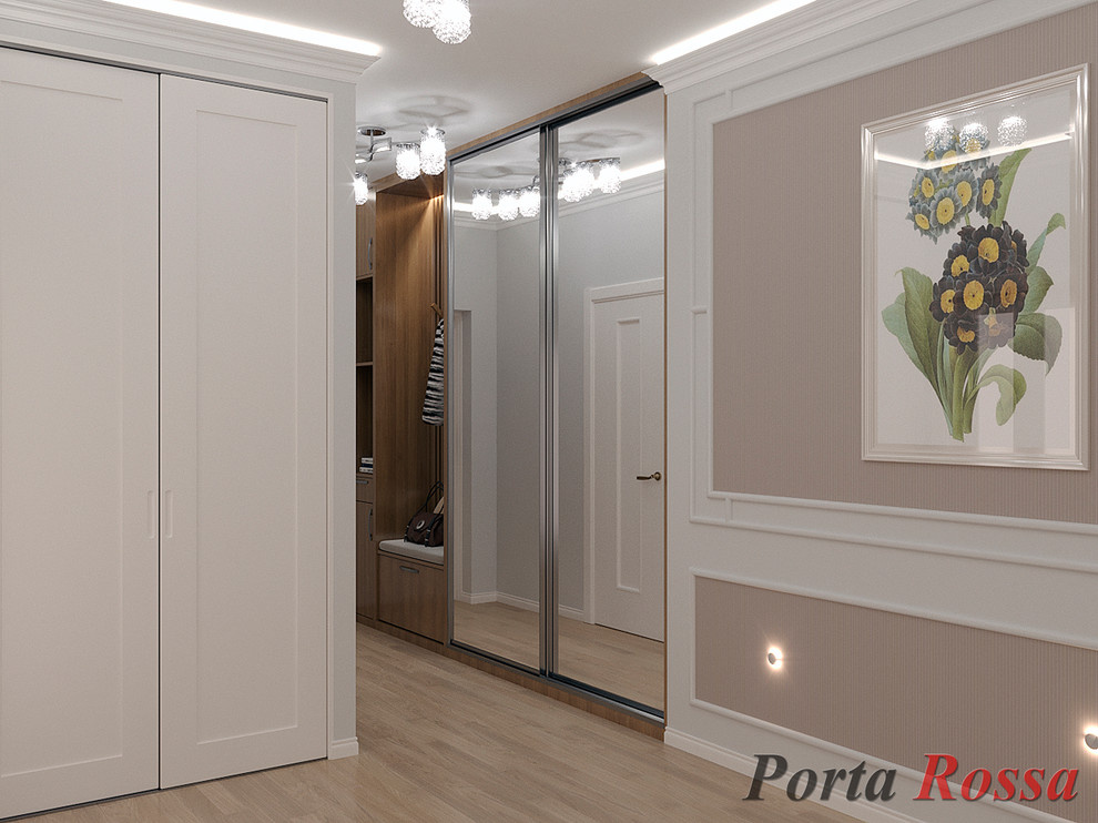 Apartment design in Neoclassical style (98 sq.m)
