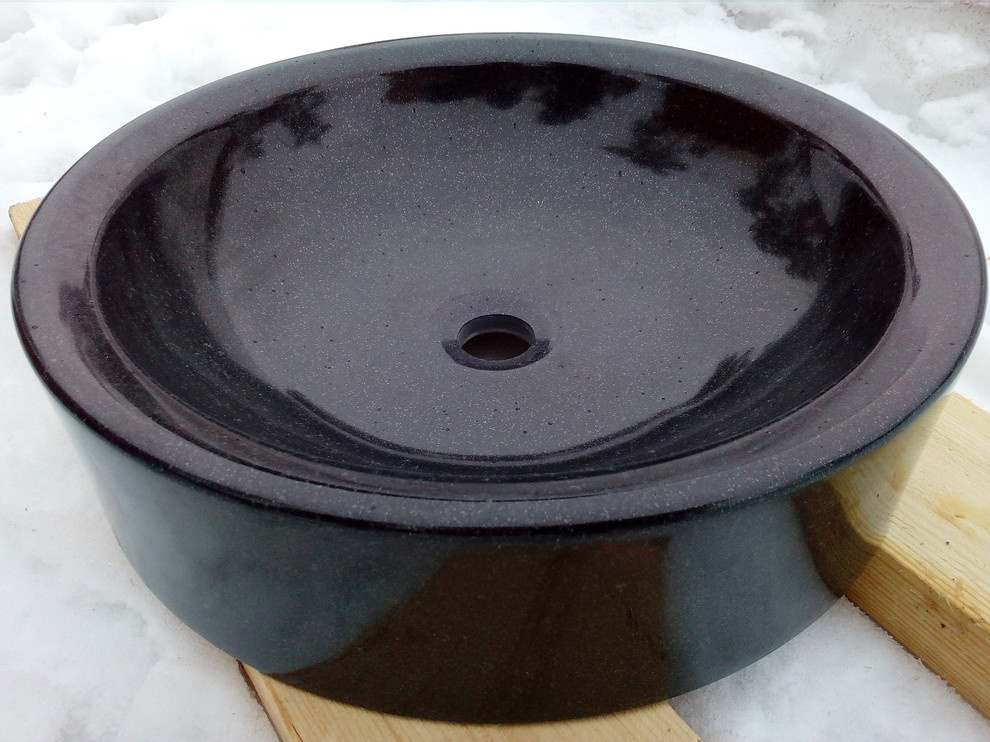 Изготовление раковин из природного камня.