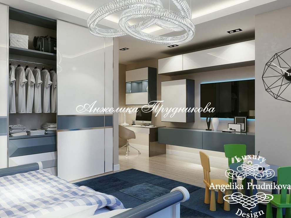 Дизайн-проект интерьера квартиры в ЖК Москва Сити в стиле модерн