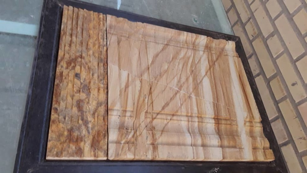 узоры\фрезеровка на природном камне