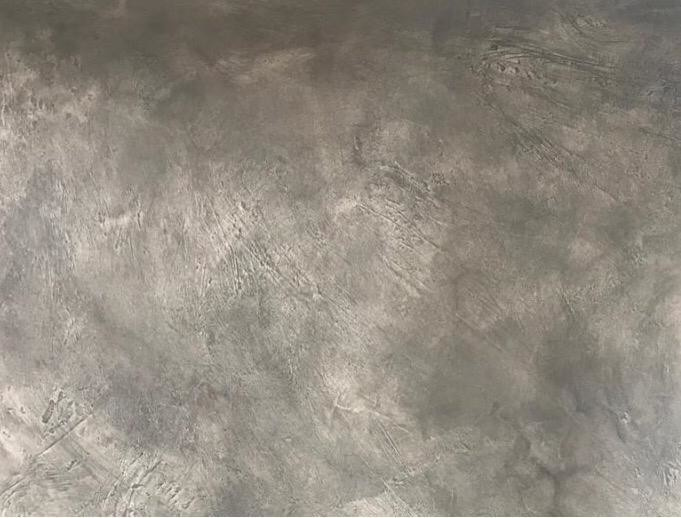 Декорирование кухонной мебели микроцементом в стиле лофт