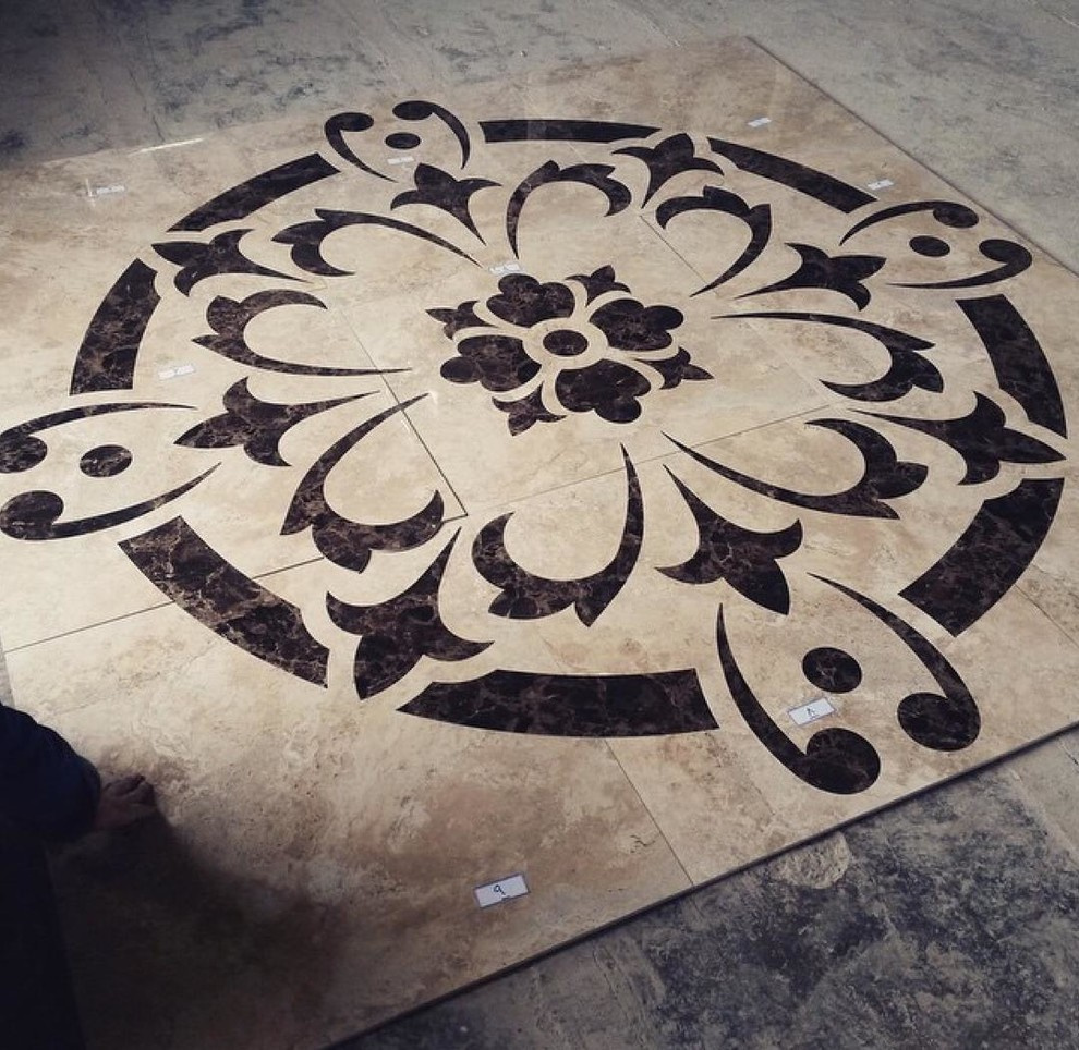 мозаичные мраморные полы