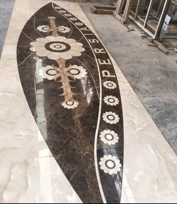 мозаичные мраморные полы