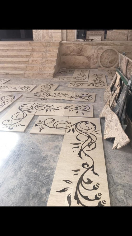 мозаичные мраморные полы