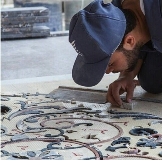 мозаичные мраморные полы