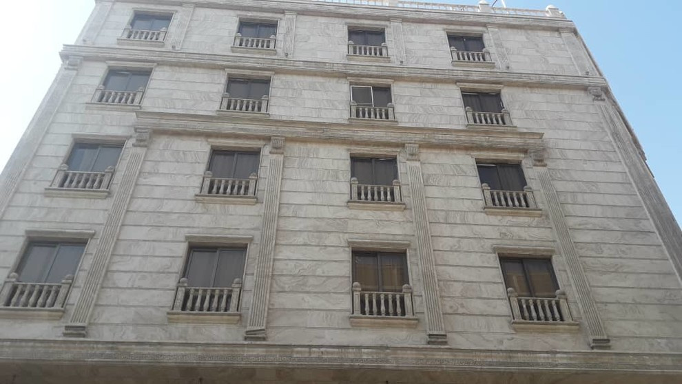 облицовка фасадов травертином из Ирана