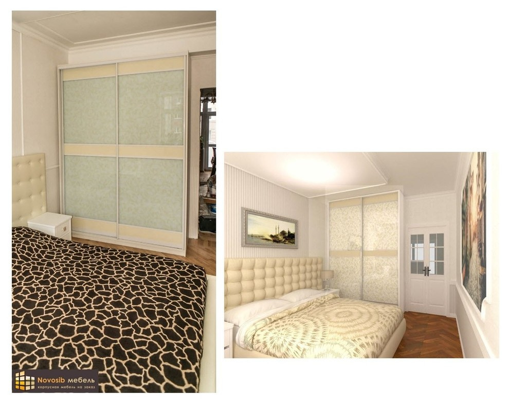 Спальная, крашеная мебель