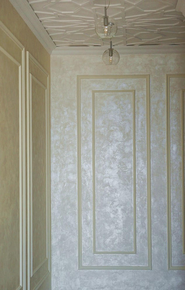 Декоративное покрытие "Шёлк " в интерьере