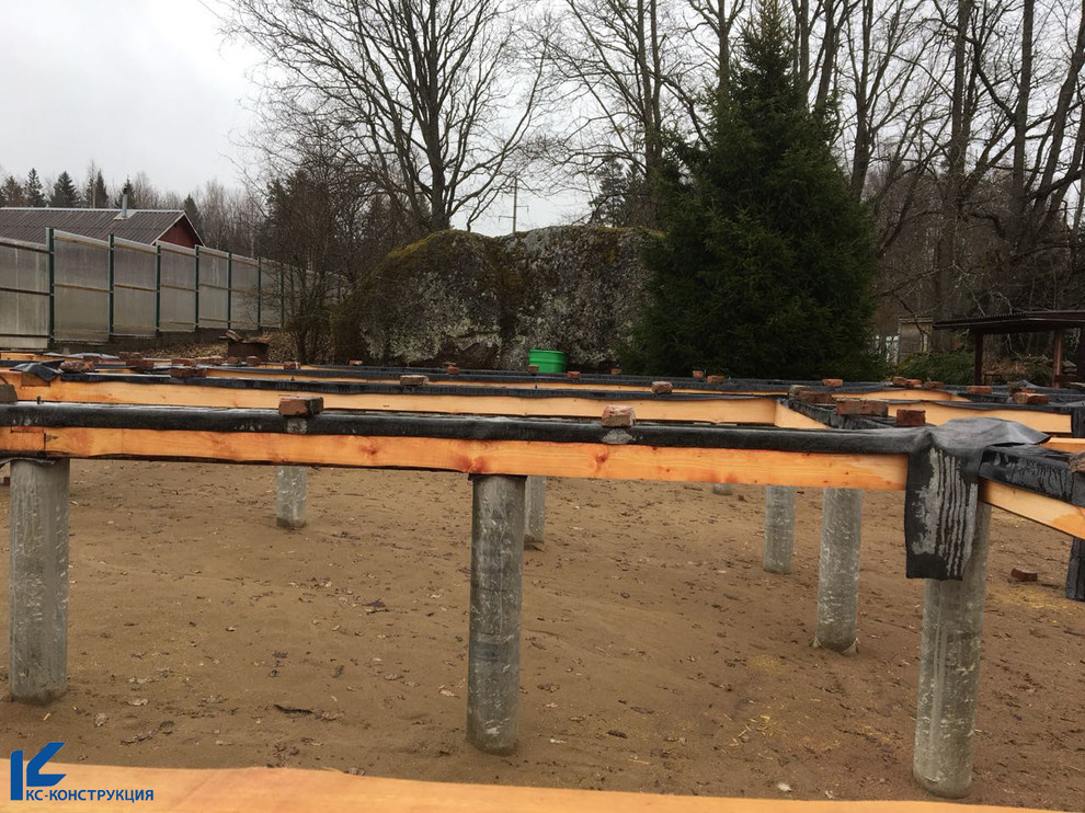 Одноэтажный современнный каркасный дом в Выборге