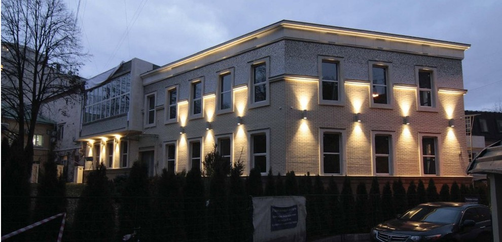 Обложка проекта: Фасадное освещение частного дома, г.Москва, ул. Покровка