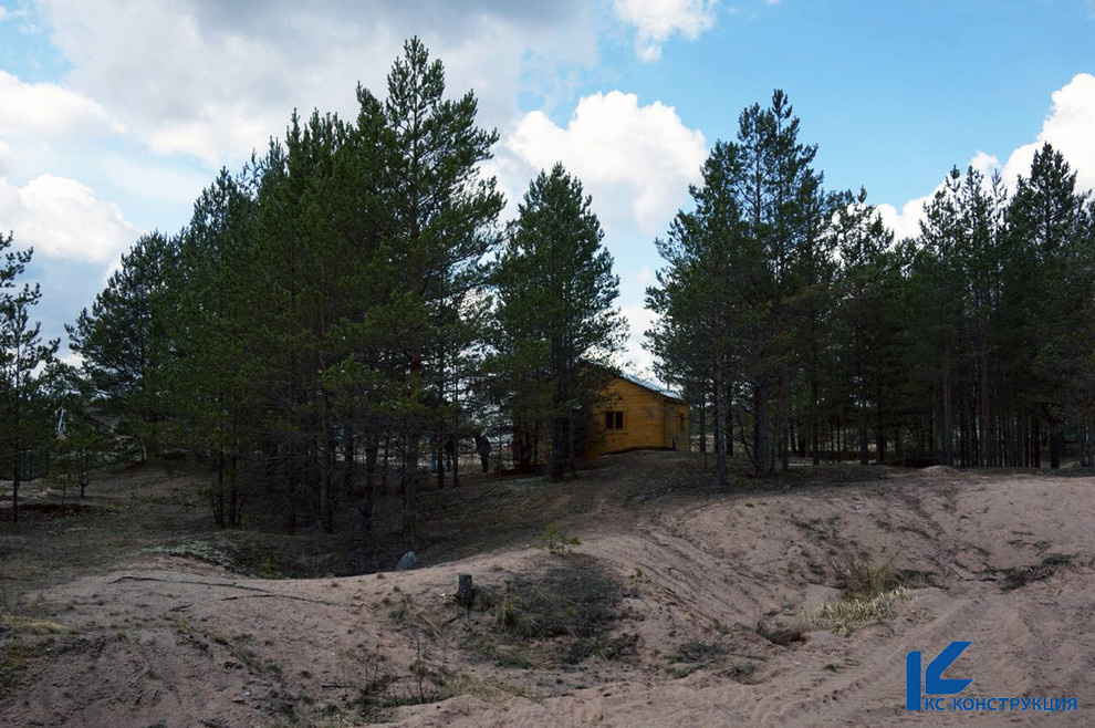 Мелкозаглубленный плитный железобентонный фундамент в Сосново