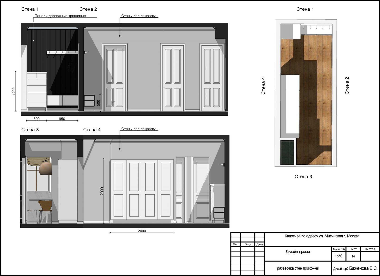 Квартира для молодой семьи с детьми