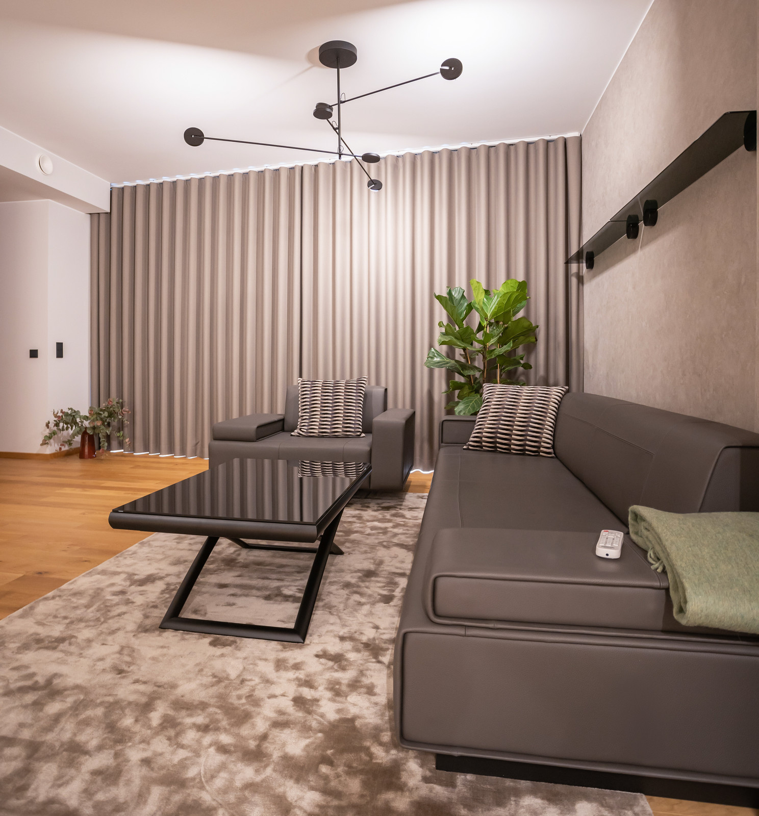 The modern office in the beautiful business city area.