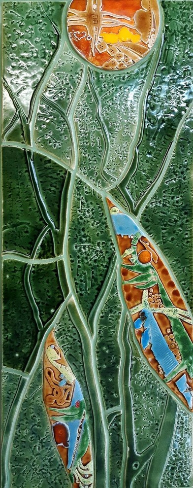 Керамические вставки и папно ручной работы