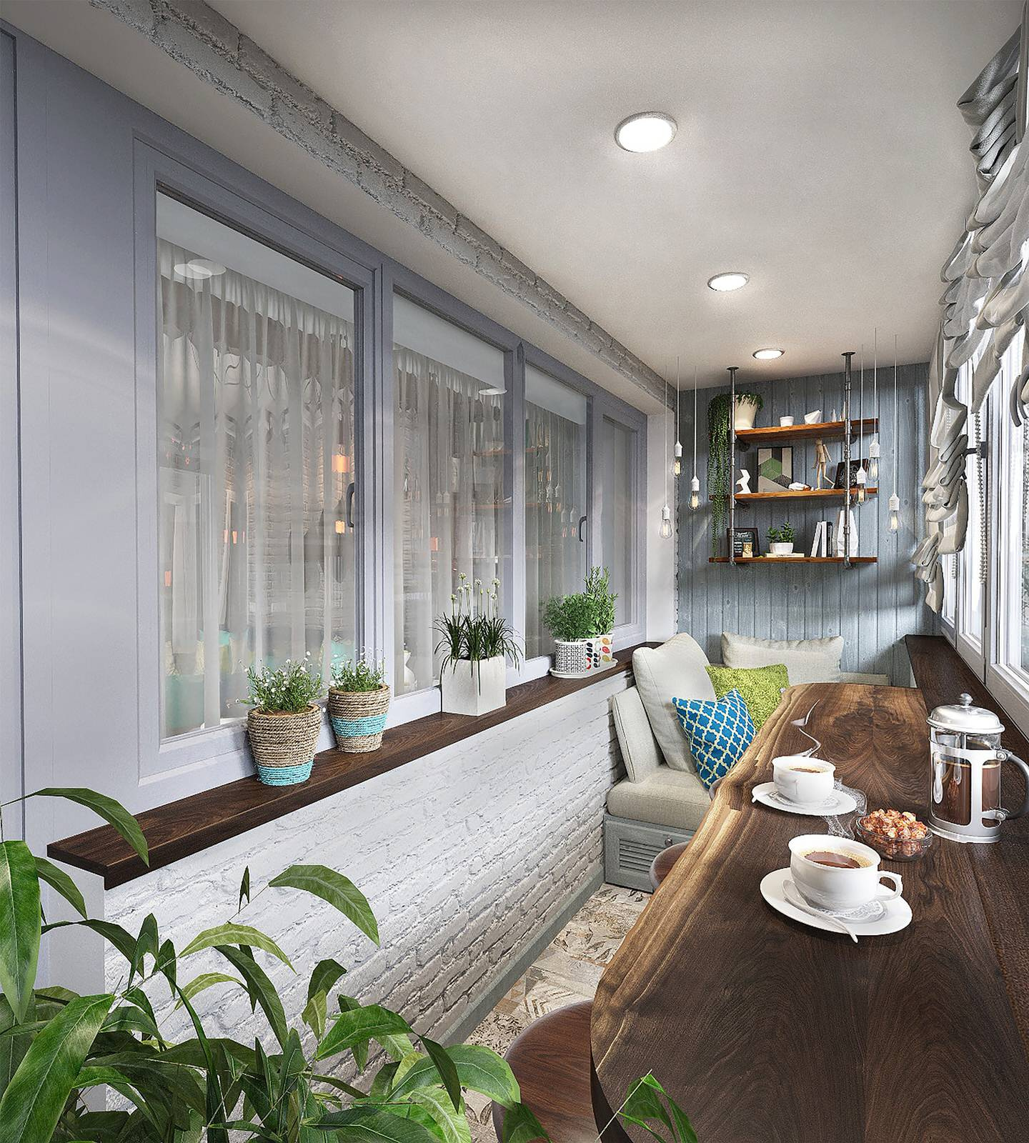 Застекленная лоджия