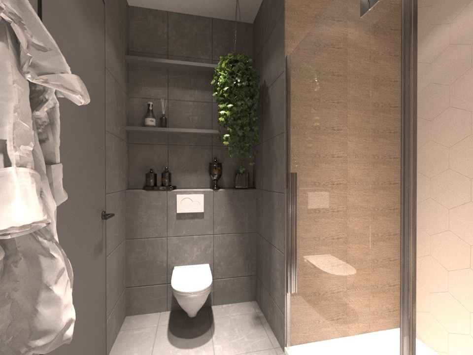 Квартира студия 34м2 Скандинвия