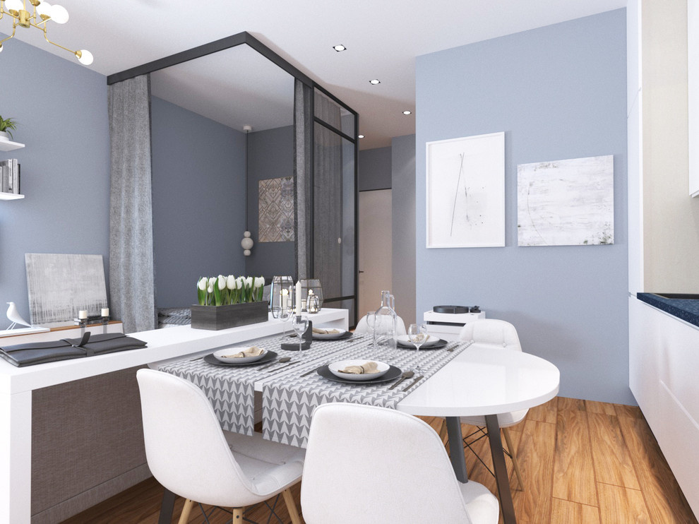 Обложка проекта: Квартира студия 34м2 Скандинвия