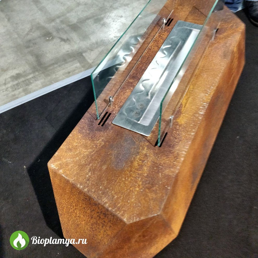 Встроенные топливные блоки в интерьере