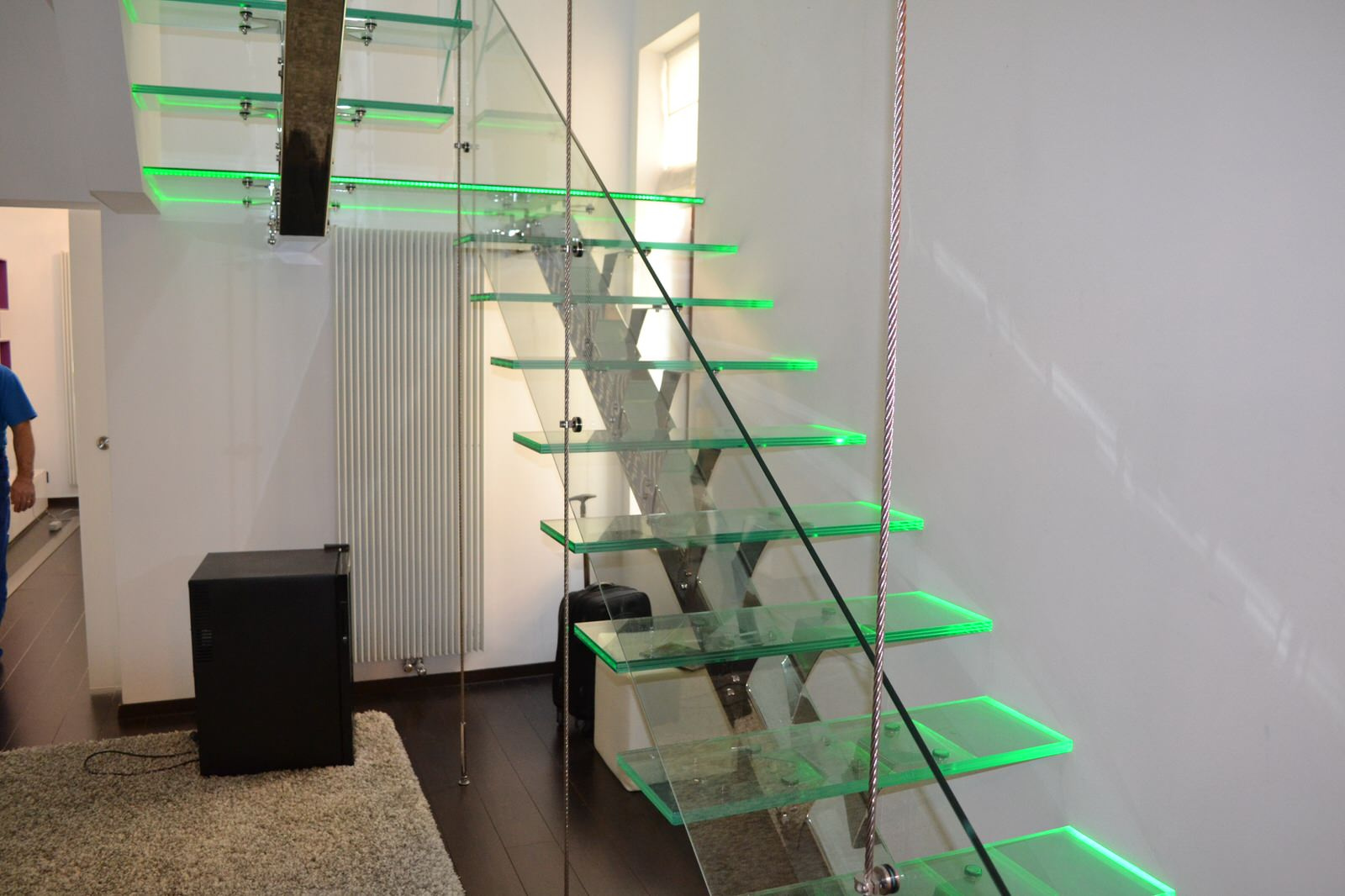 Стеклянная лестница.