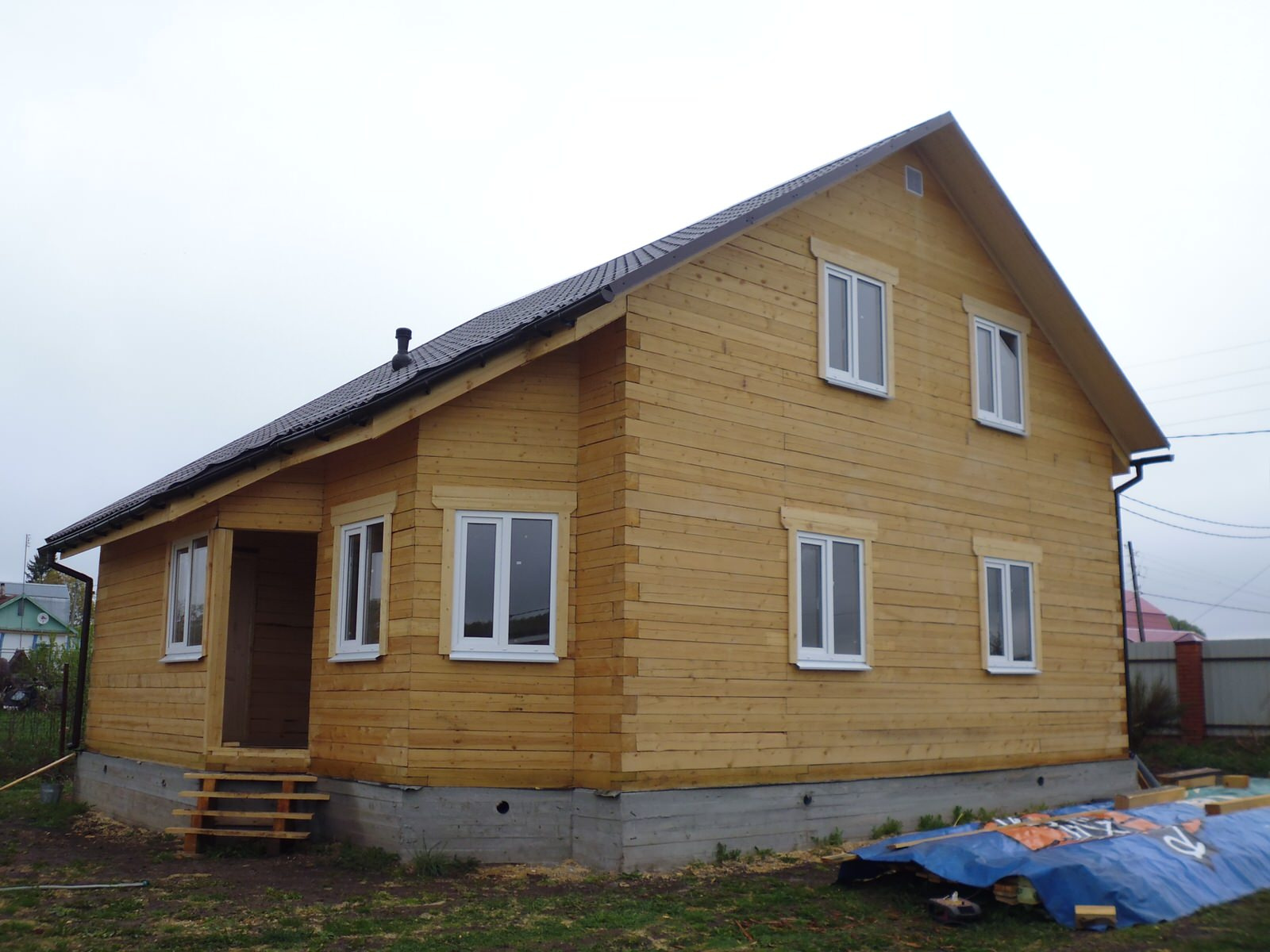 Дом из бруса проект Светлый