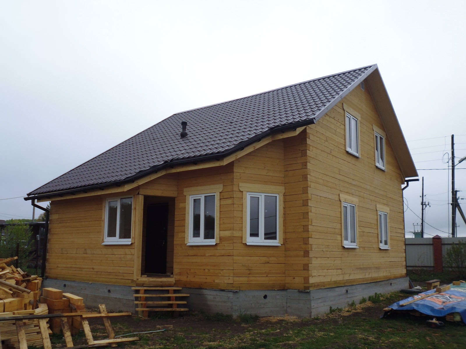 Дом из бруса проект Светлый