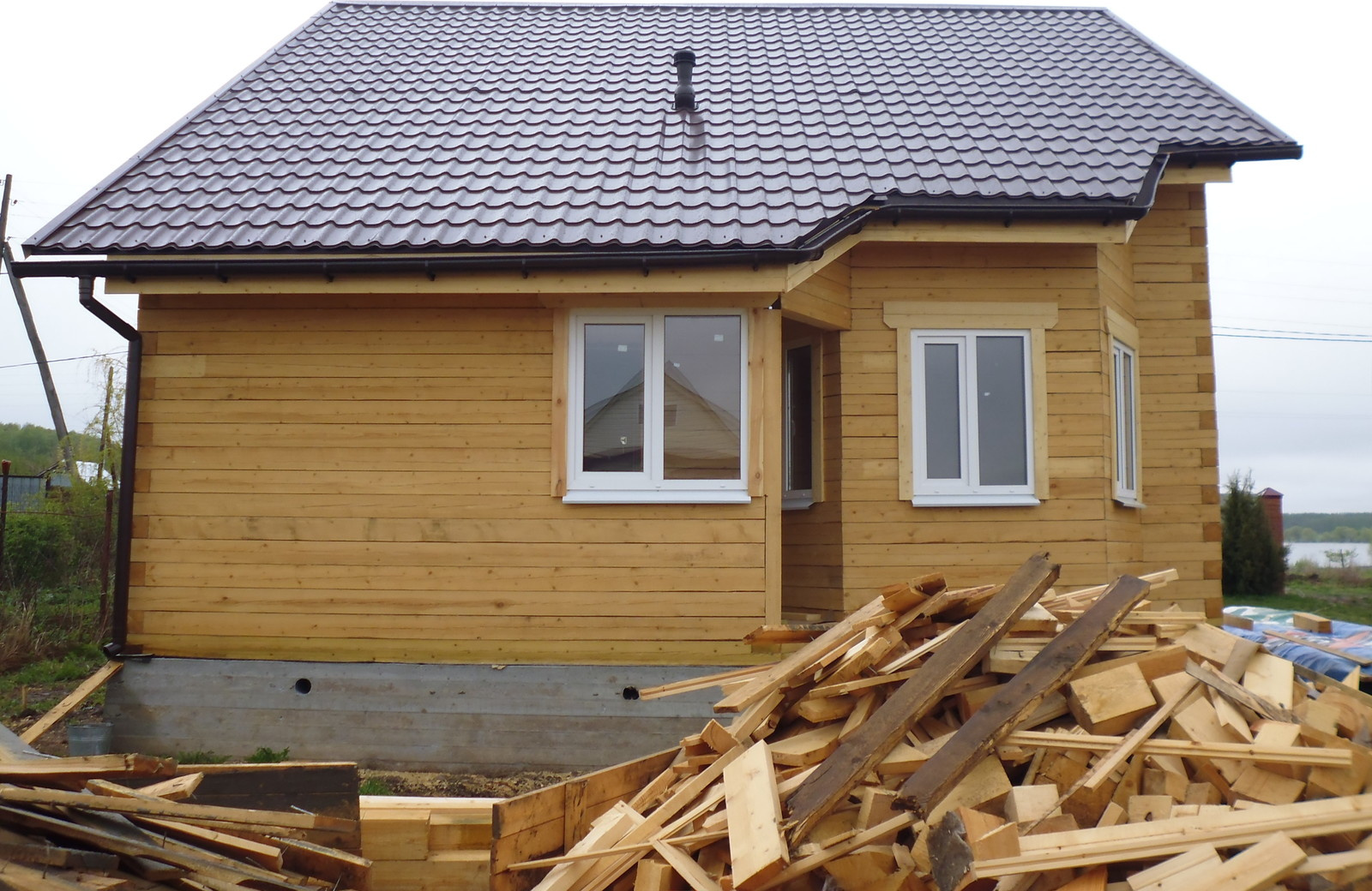 Дом из бруса проект Светлый