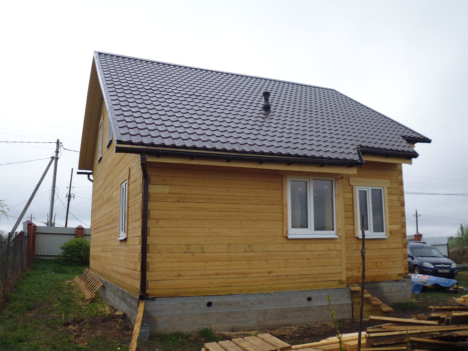 Дом из бруса проект Светлый