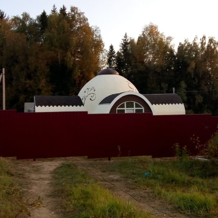 Лотос Дом -роспись по фасаду