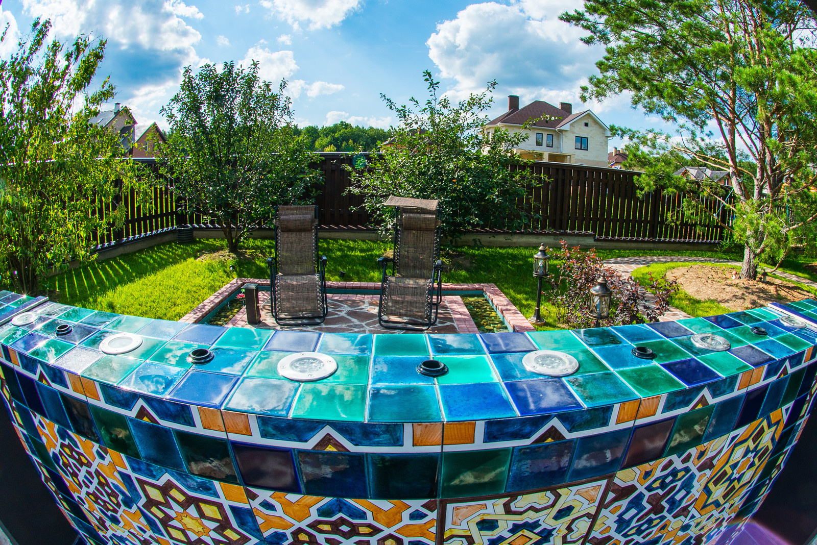 Сад в Марокканском стиле